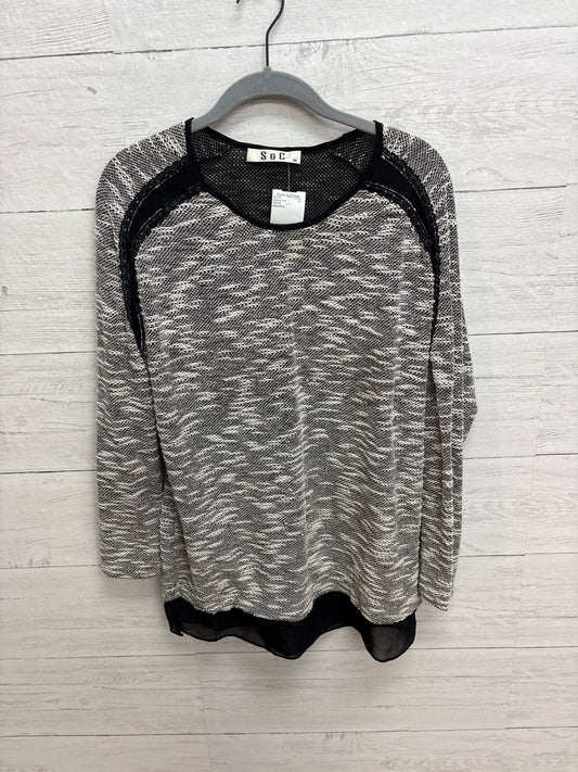 Size M S & CO Black/White Womens Shirt