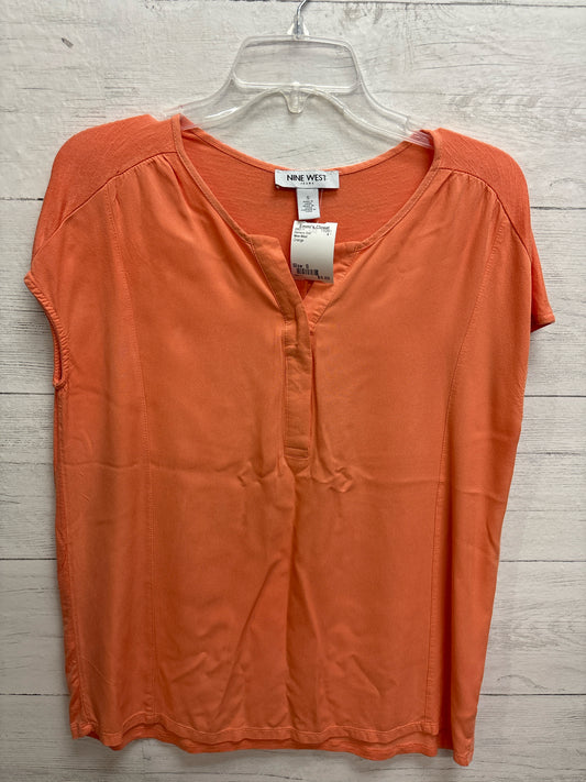 Size S Nine West Orange Womens Shirt