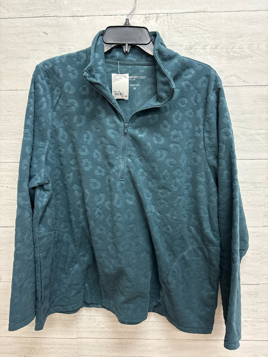 Size XL Cuddl Duds Blue Womens Sweatshirt