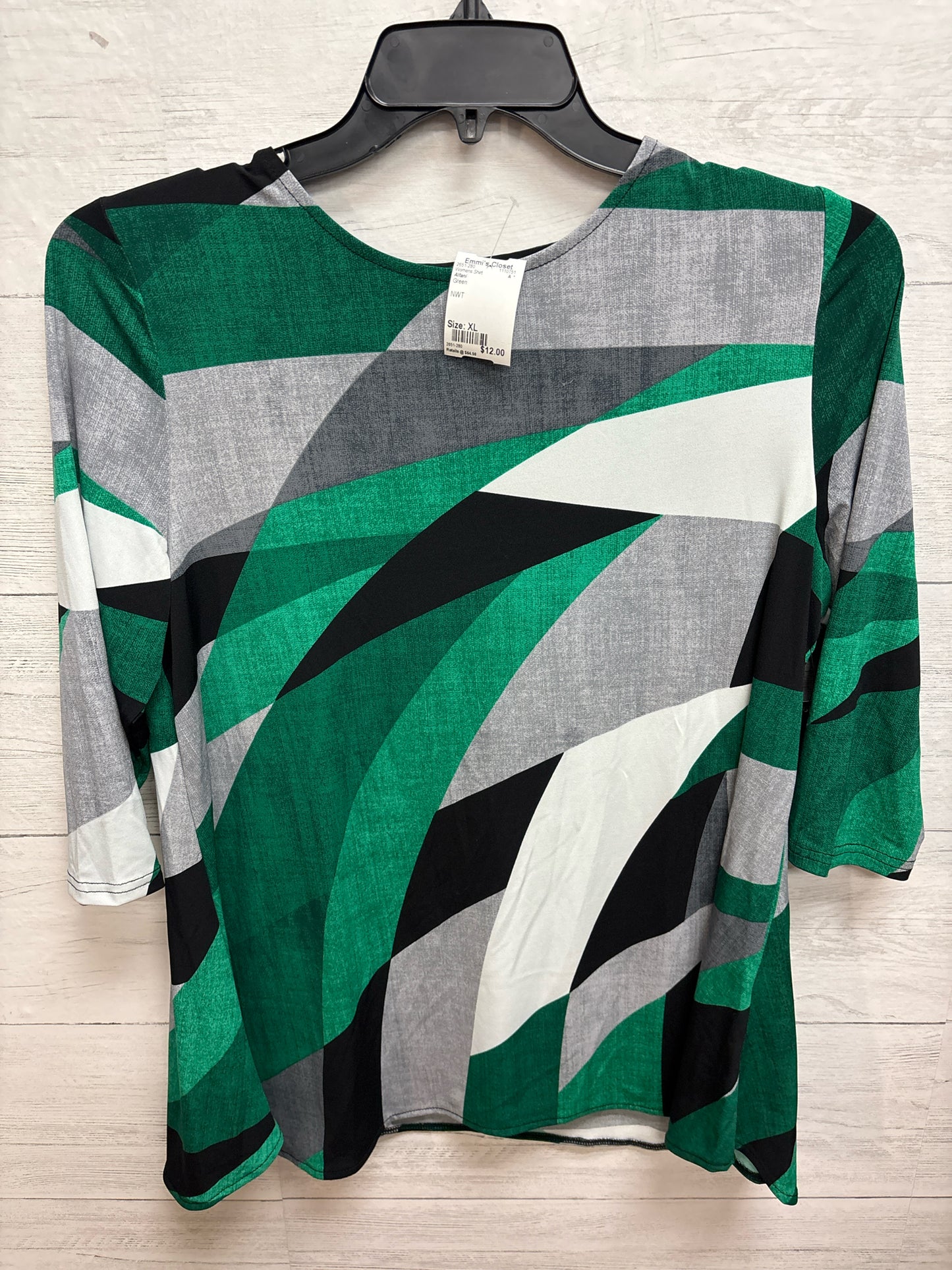 Size XL Alfani Green Womens Shirt