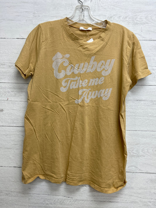 Size M tres bien Yellow Shirt