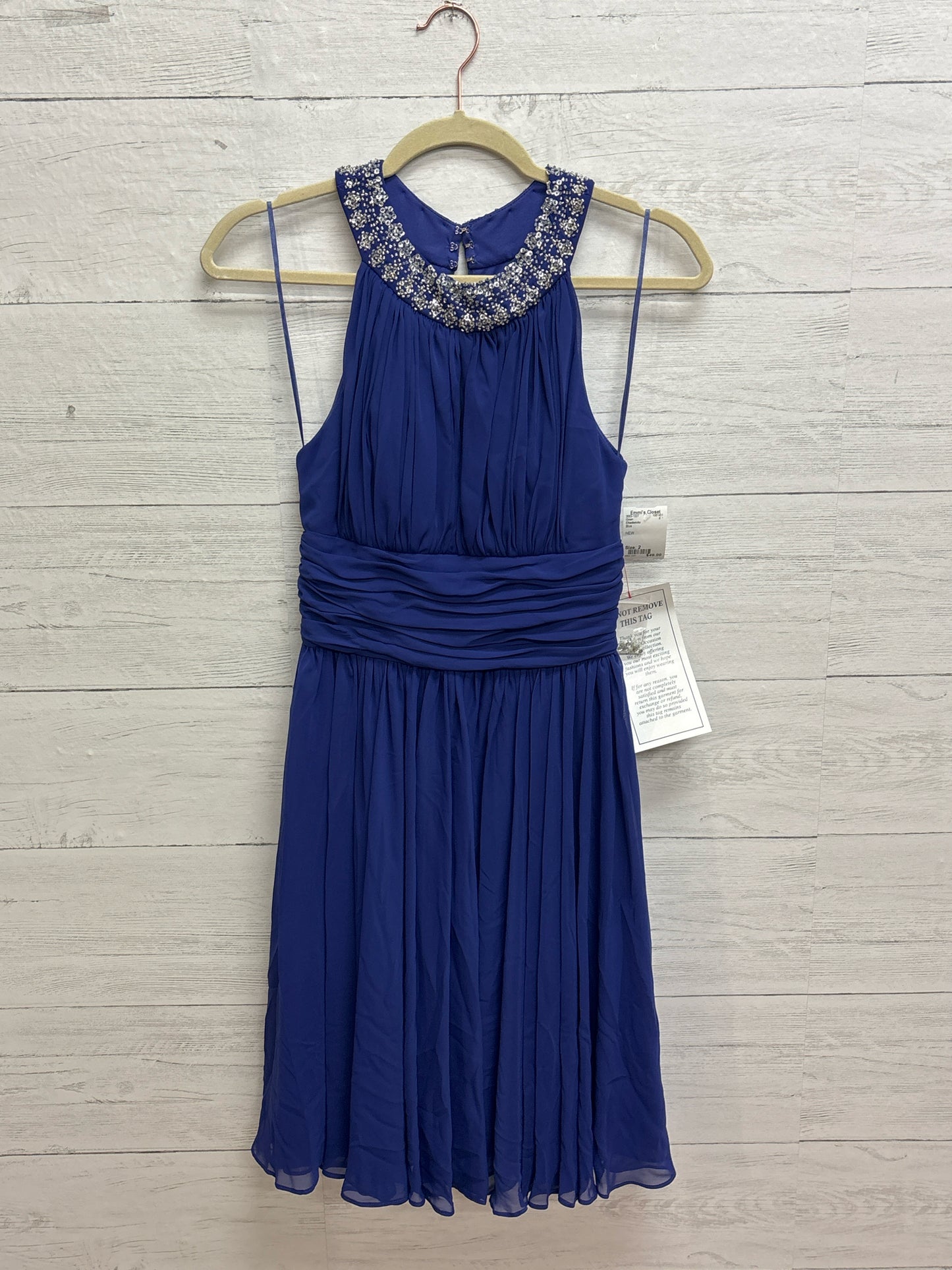 Size 2 Chadwicks Blue Gown