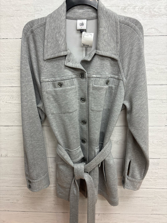 Size L Cabi Grey Womens Shacket