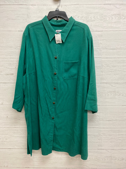 Size 3X almia Green Shirt