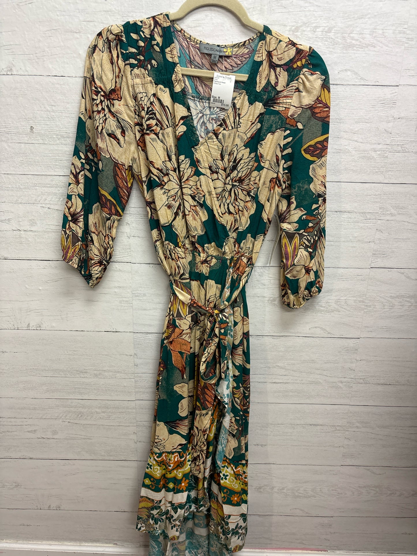 Size M Figueroa & flower Green/Tan Dress