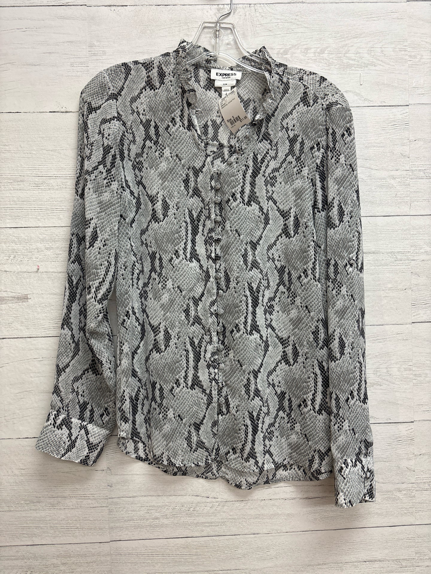 Size S Express Black/Grey Shirt