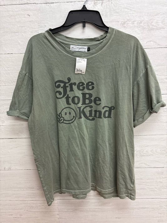 Size XL Girl Dangerous Green Womens Shirt