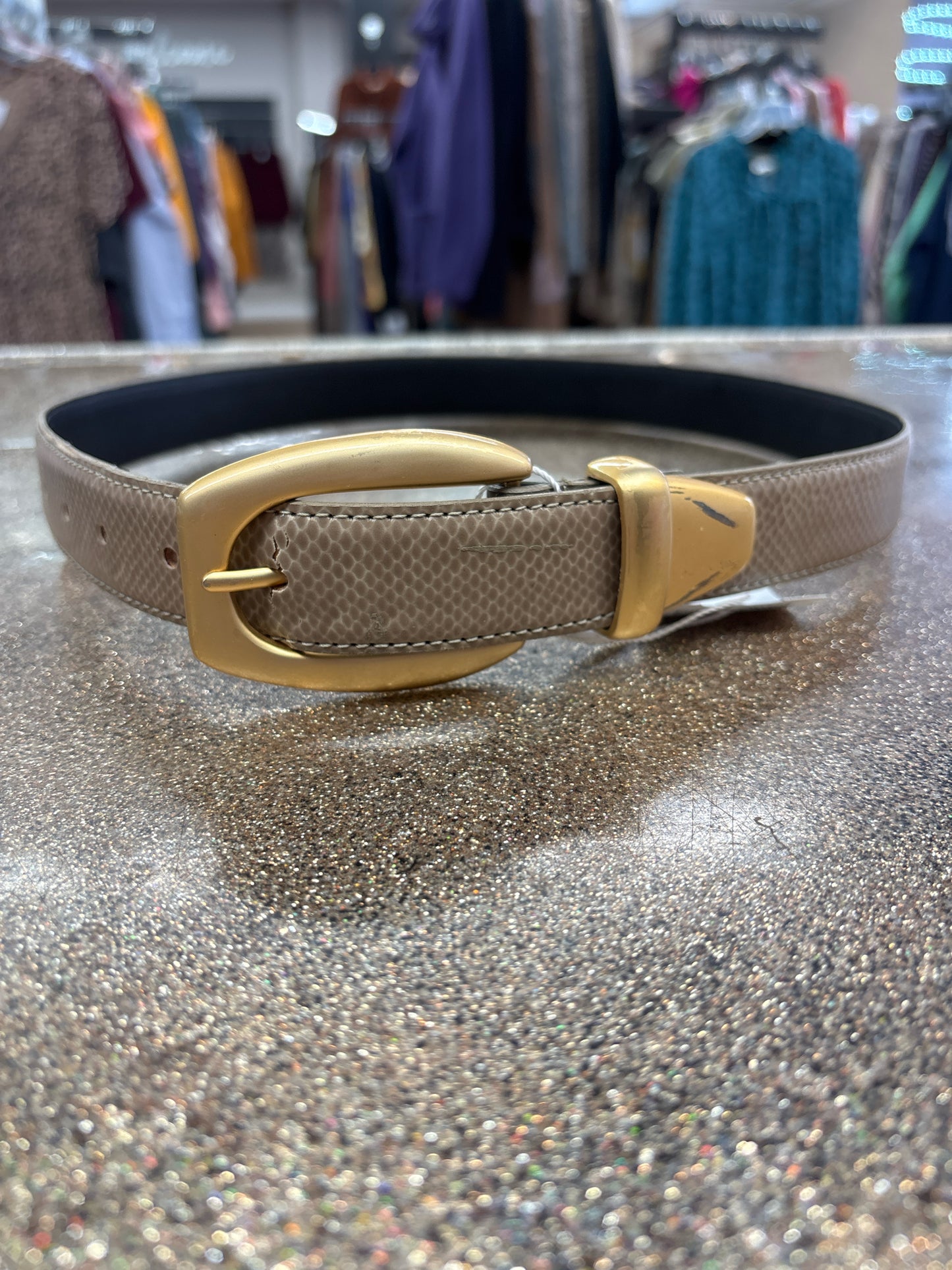 N/A Tan Womens Belt