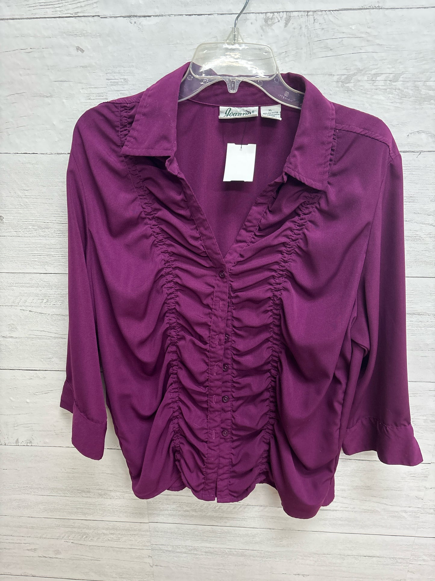 Size XL Joanna Purple Shirt
