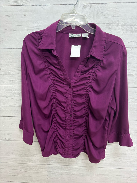 Size XL Joanna Purple Shirt