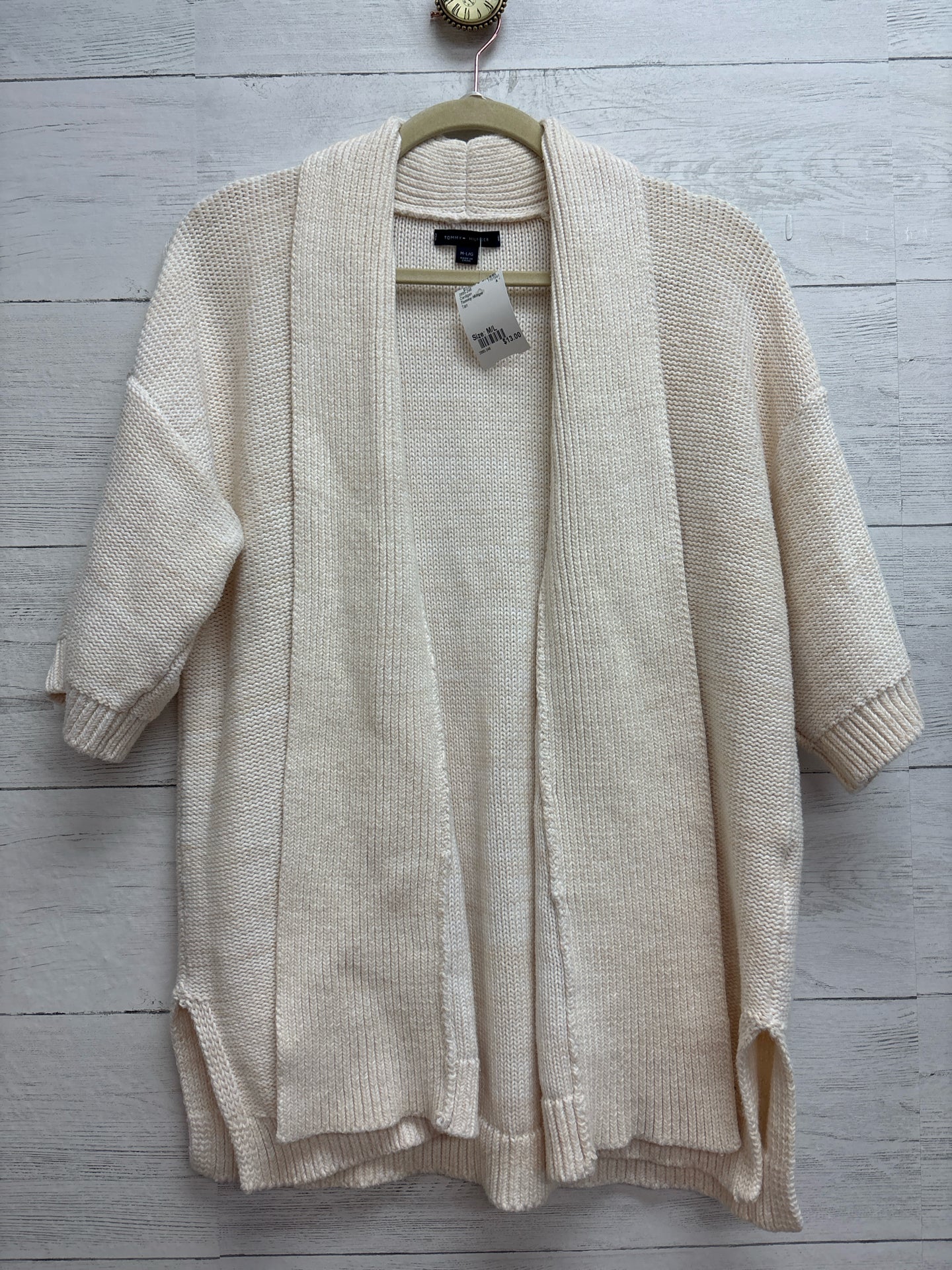 Size M/L Tommy Hilfiger Tan Cardigan