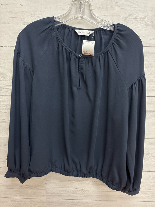 Size M Nine West Navy Womens Shirt