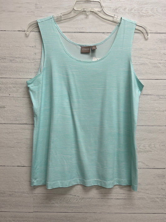 Size 3 Chico's Design Blue/White Tank Top