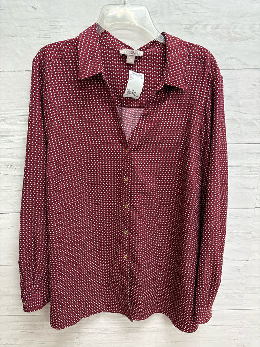 Size 3X Roz&Ali Red Shirt