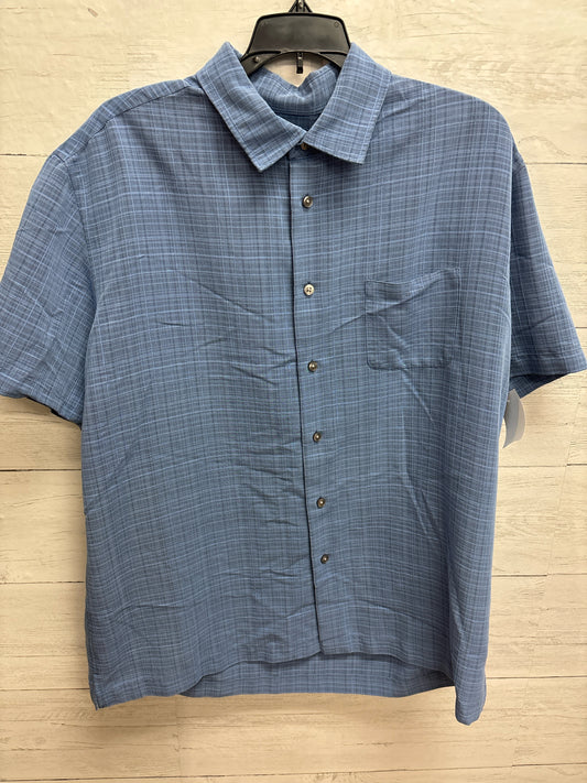 Size L Van Heusen Blue Mens Shirt