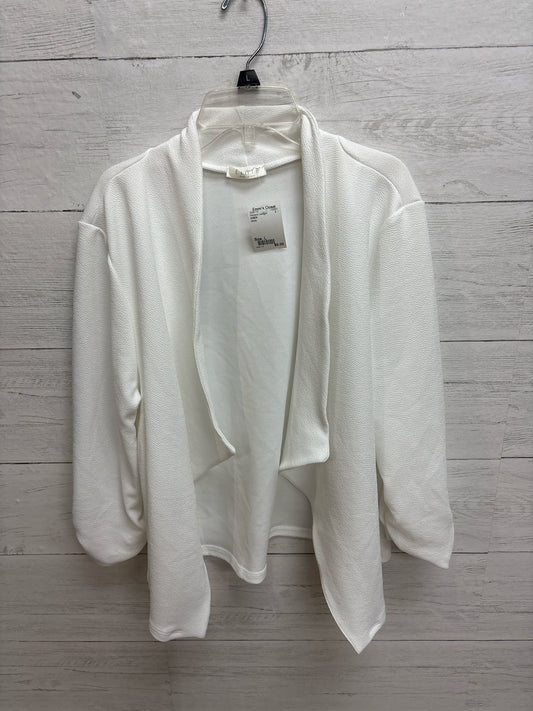 Size L EIMEN White Womens Cardigan
