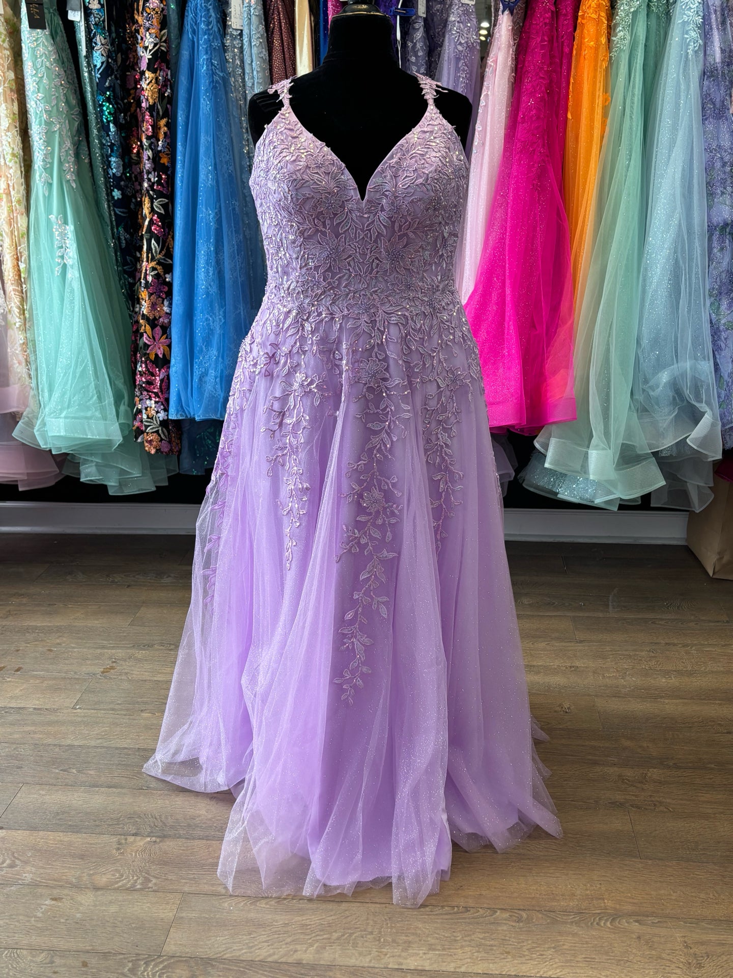 Size 20 Emmi's Elegance Lilac Gown