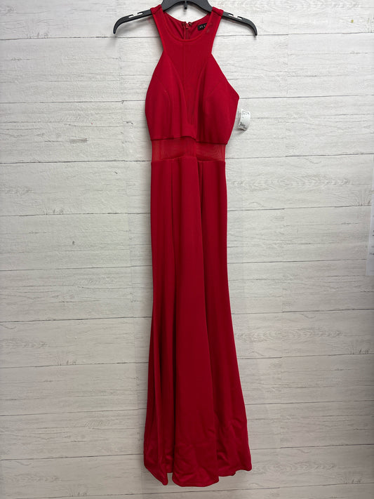 Size 3 As U Wish Red Gown/Evening Wear