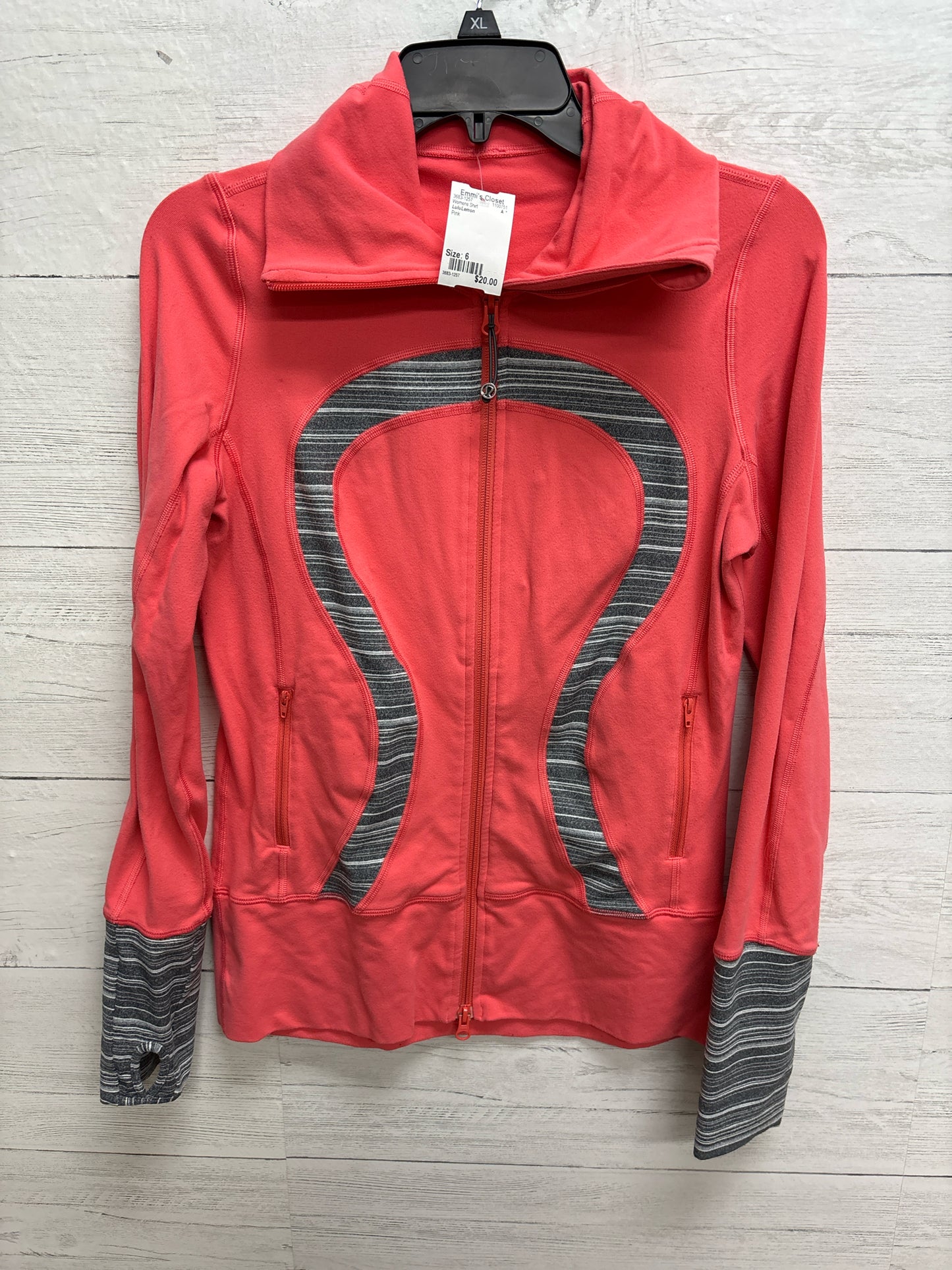 Size 6 LuluLemon Pink Womens Shirt