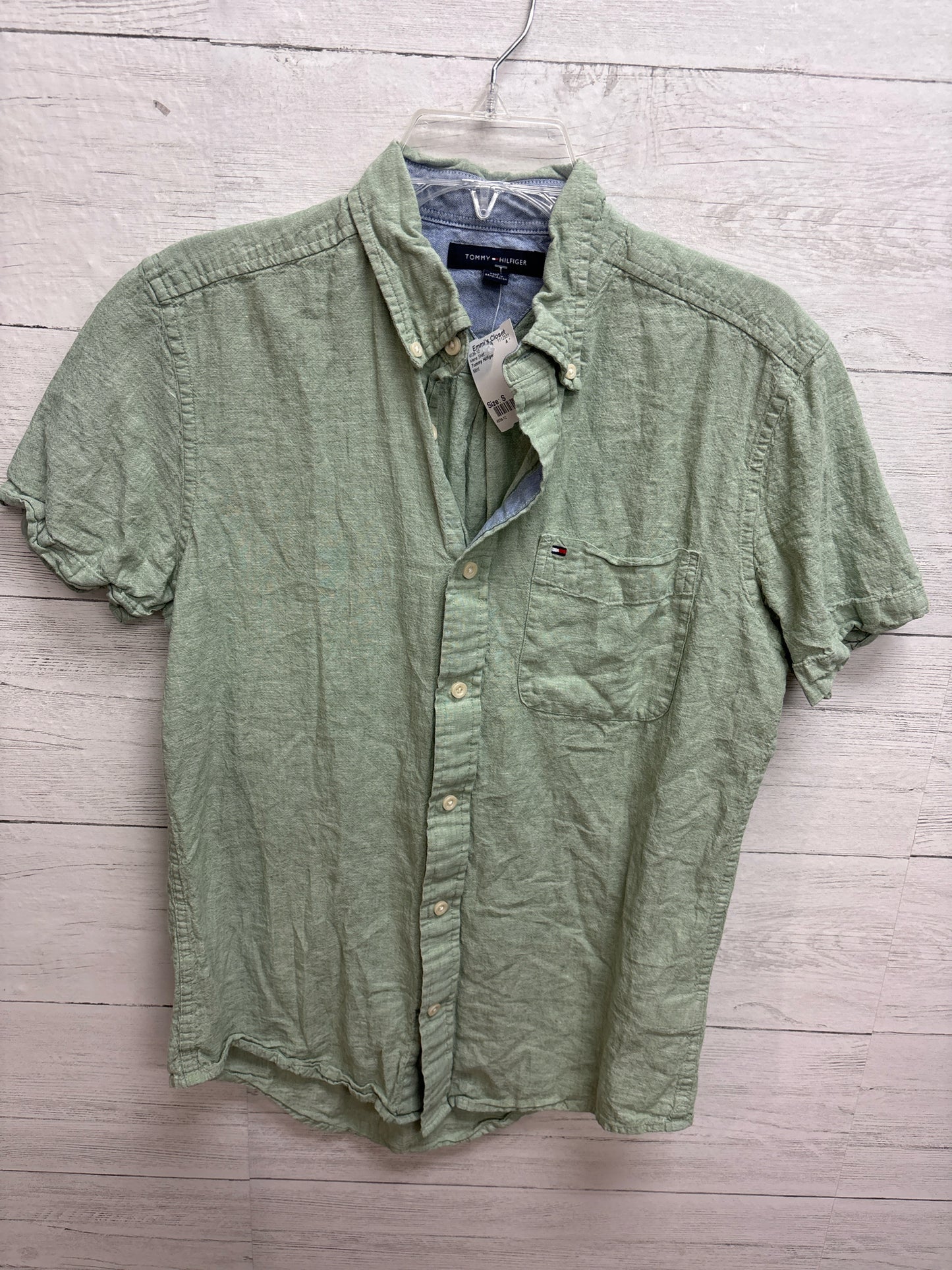 Size S Tommy Hilfiger Mint Mens Shirt