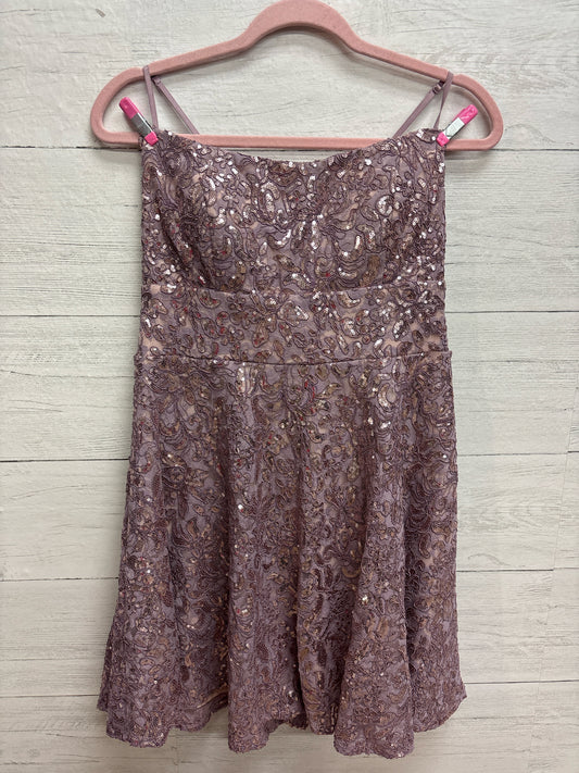 Size XL Emerald Purple Gown/Evening Wear