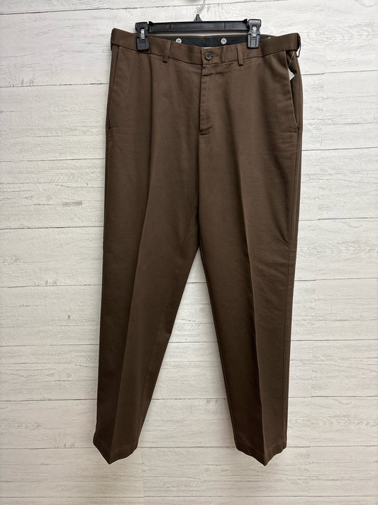 Size 36 Haggar Brown Mens Dresspant