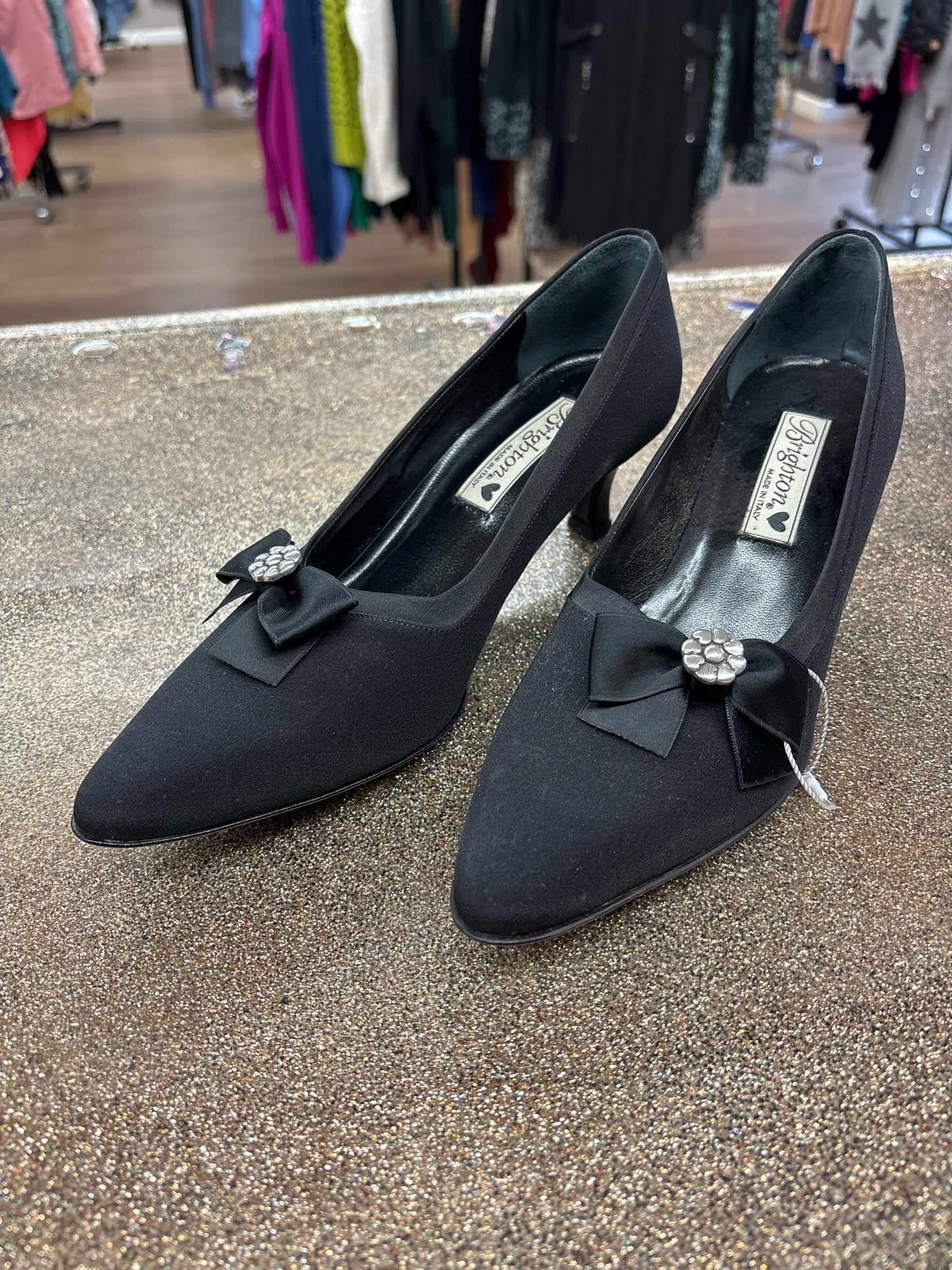 8 Brighton Black Womens Shoe