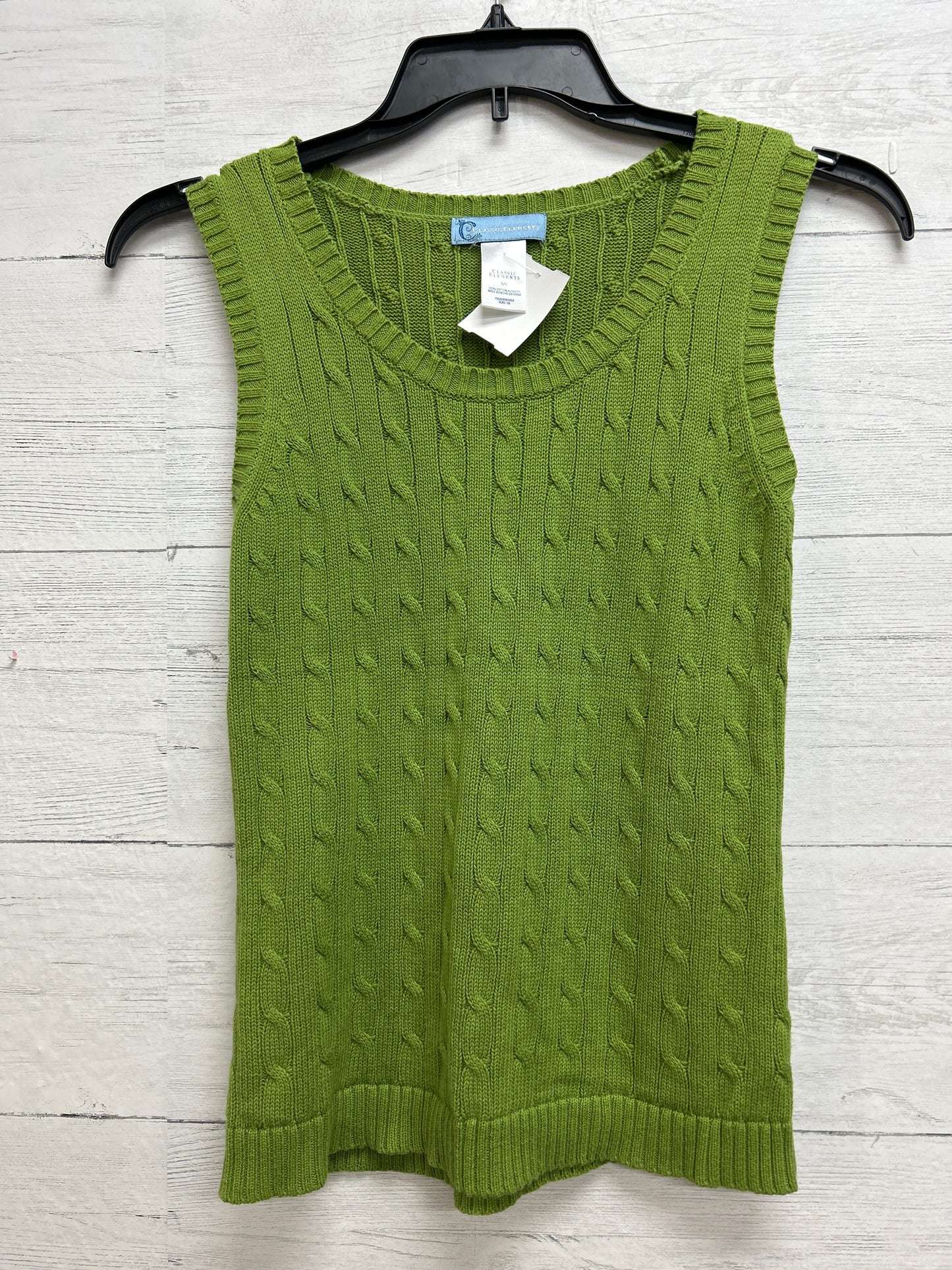 Size S Classic Elements Green Sweater