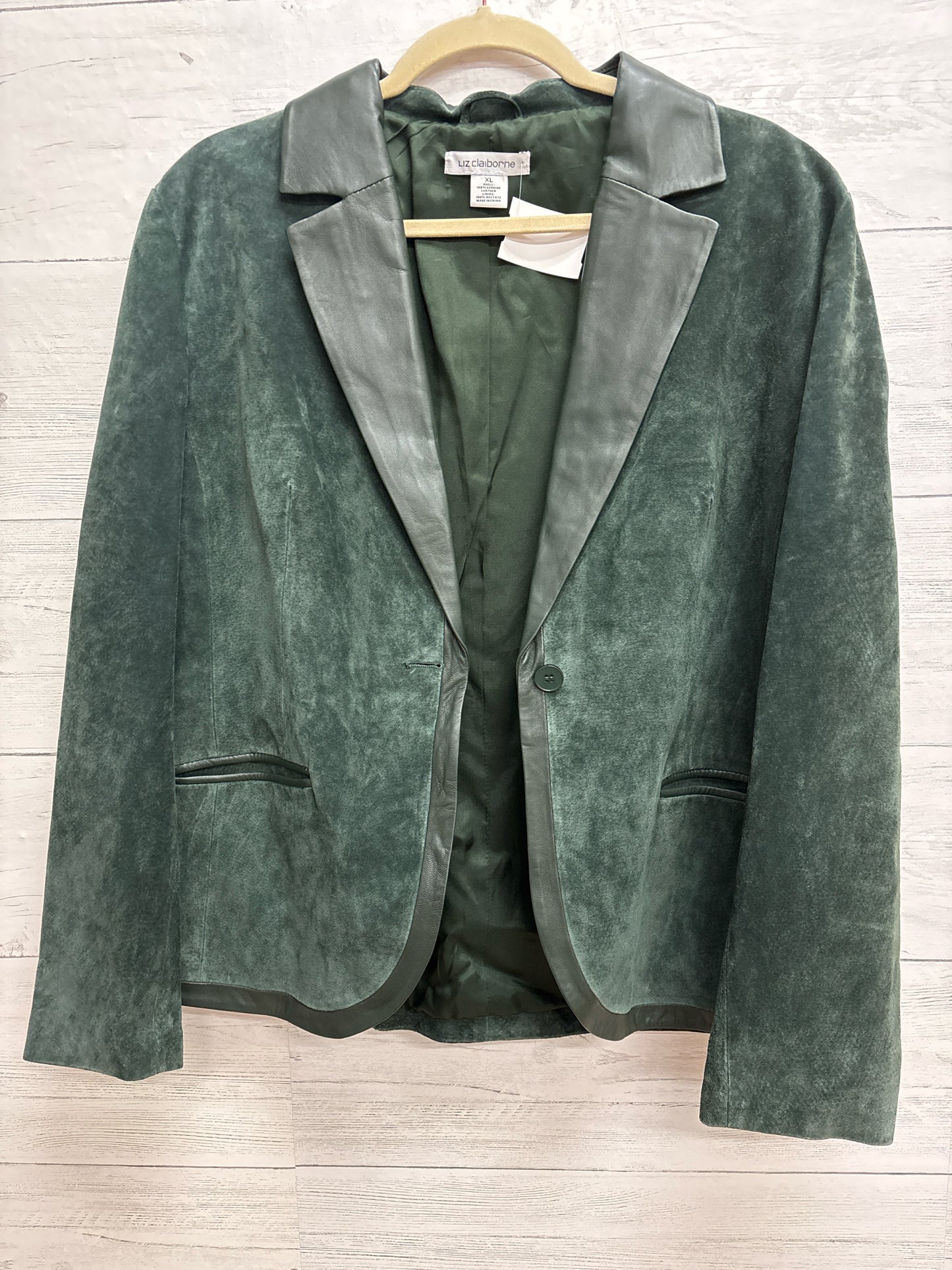 Size XL Liz Claiborne Dark green Womens Blazer