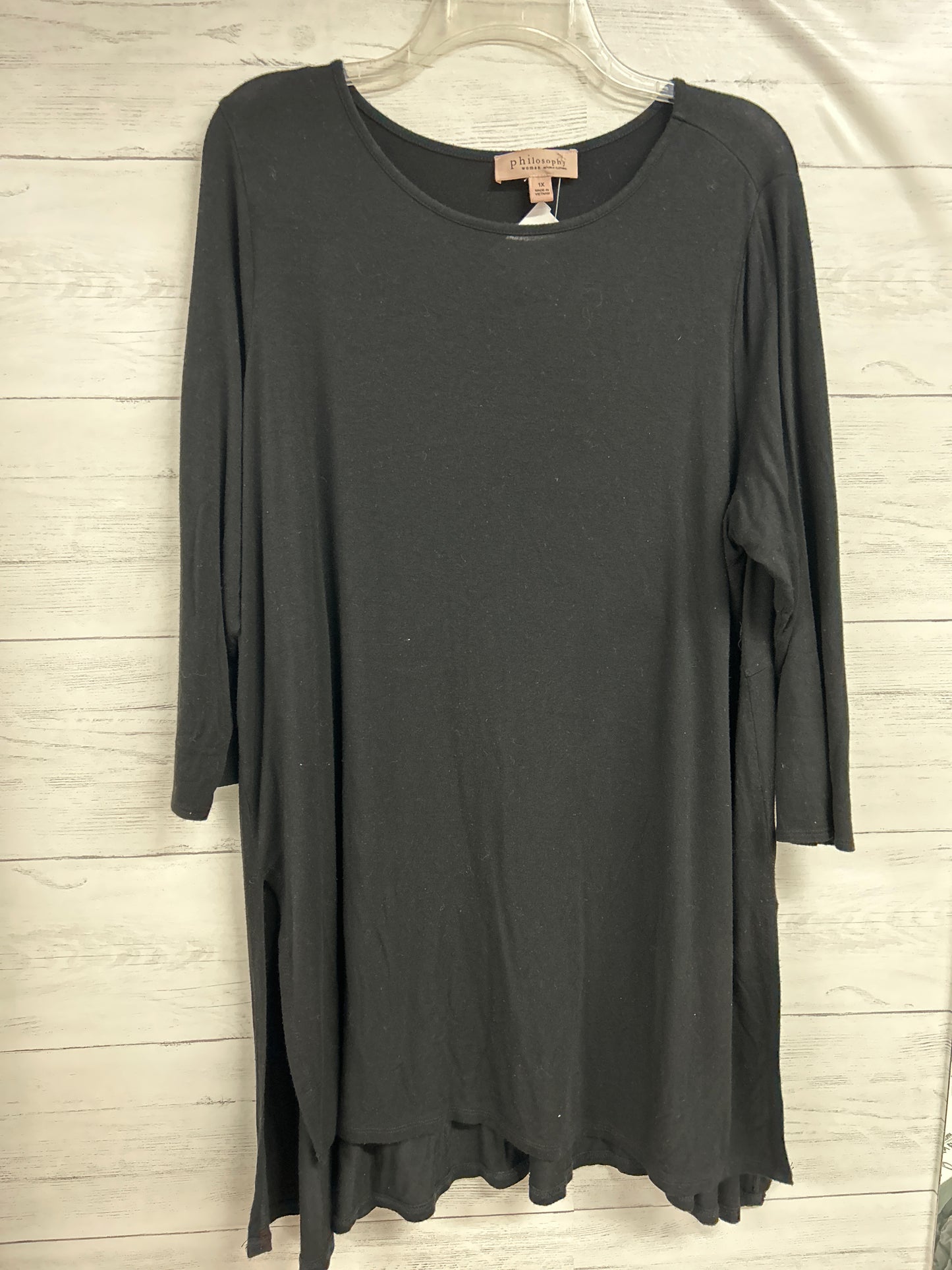 Size 1X Philosophy Black Dress