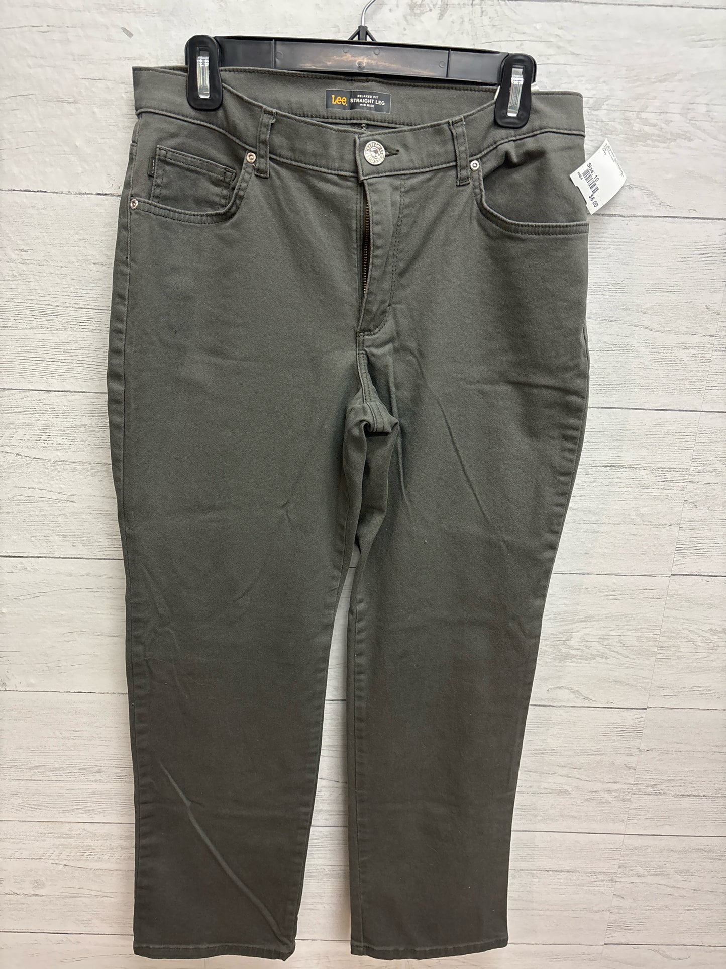 Size 10 Lee Grey Womens Pants