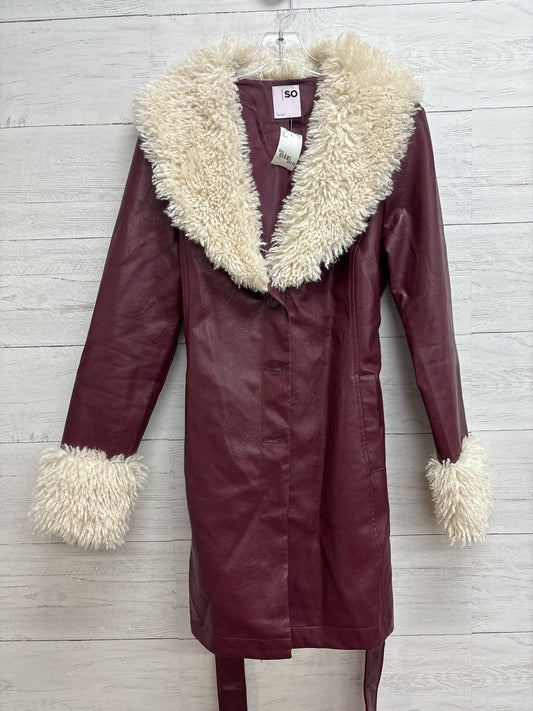 Size L SO maroon Coat