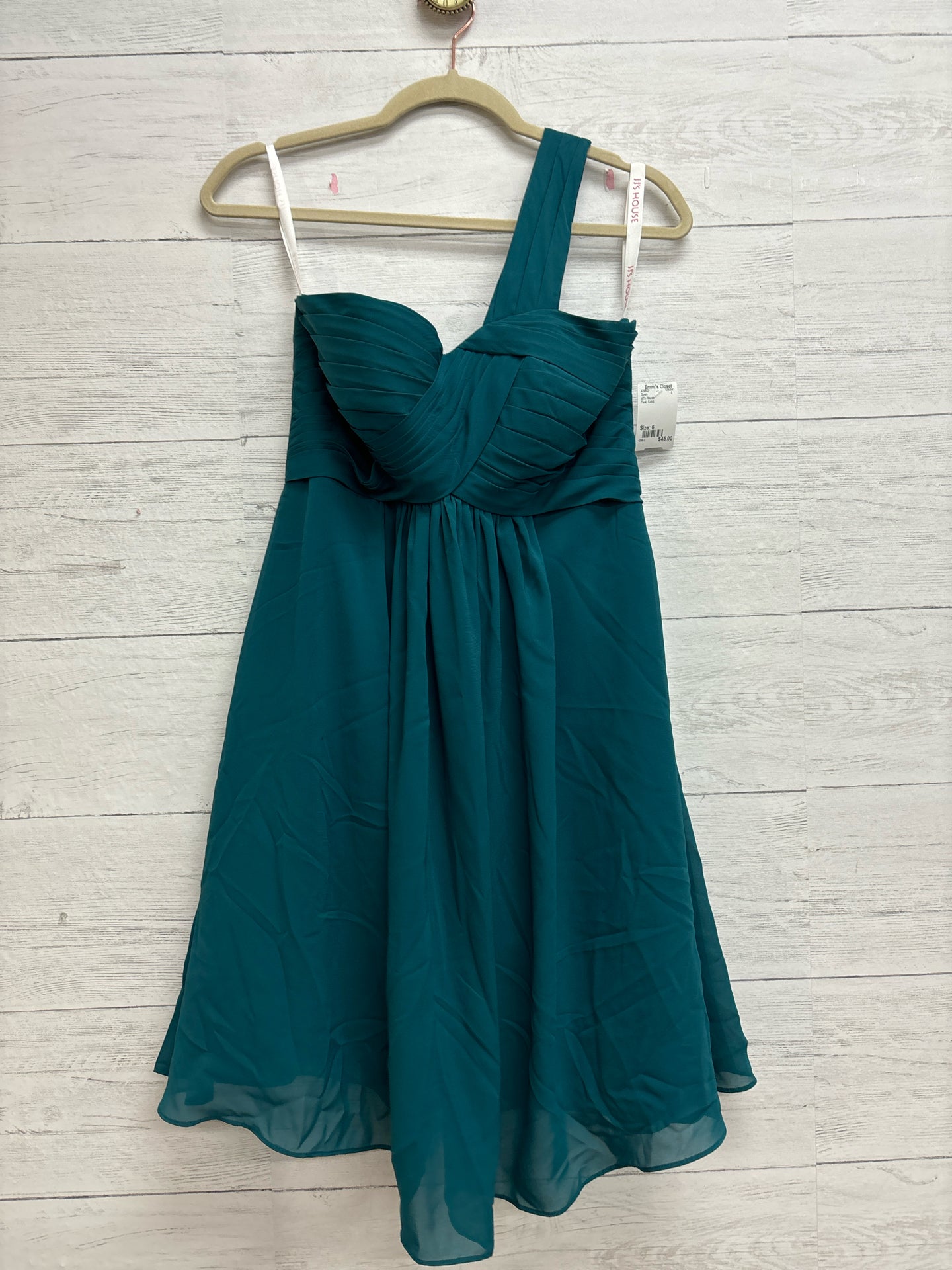 Size 6 JJ's House Teal Gown