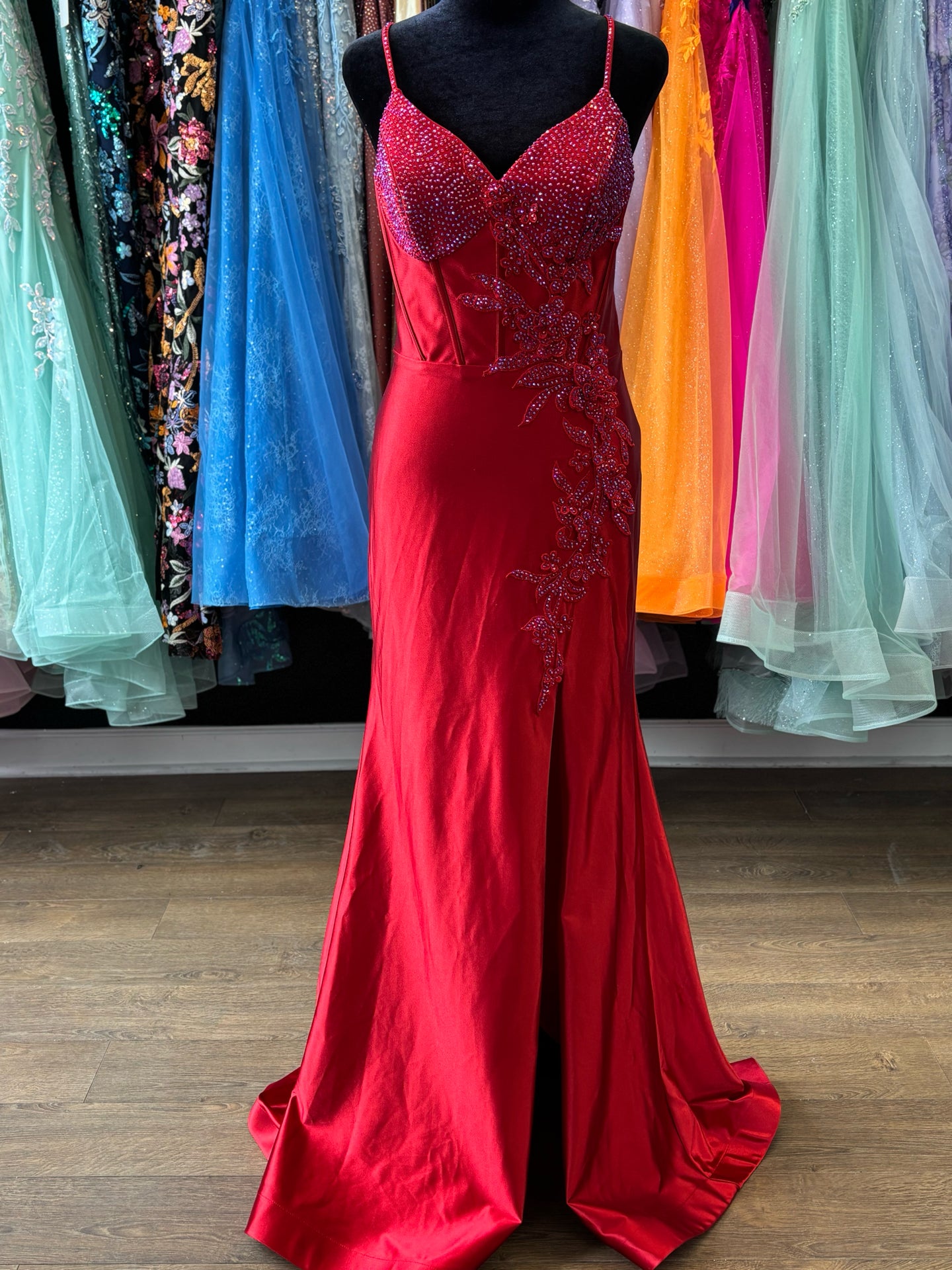 Size 6 Emmi's Elegance Red Gown