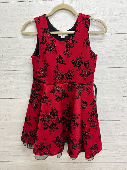 Size 14 Knit Works Red/black Gown