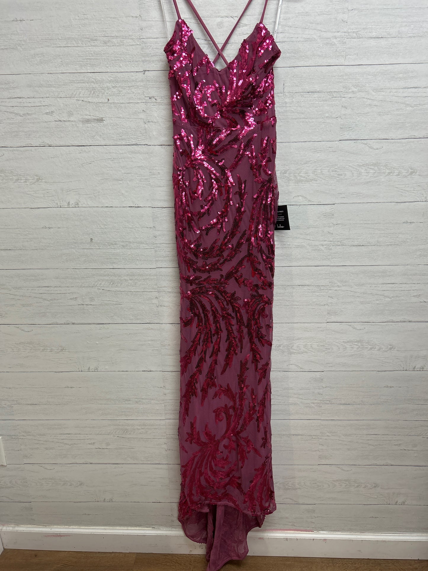 Size M Lulus Pink Gown