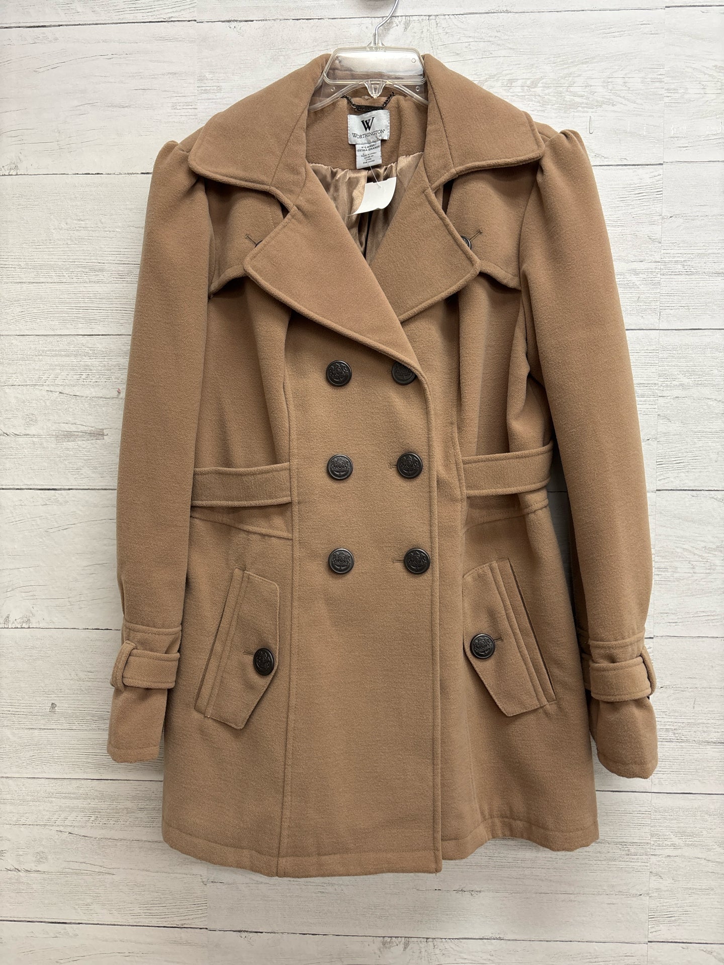 Size XL Worthington Tan Coat