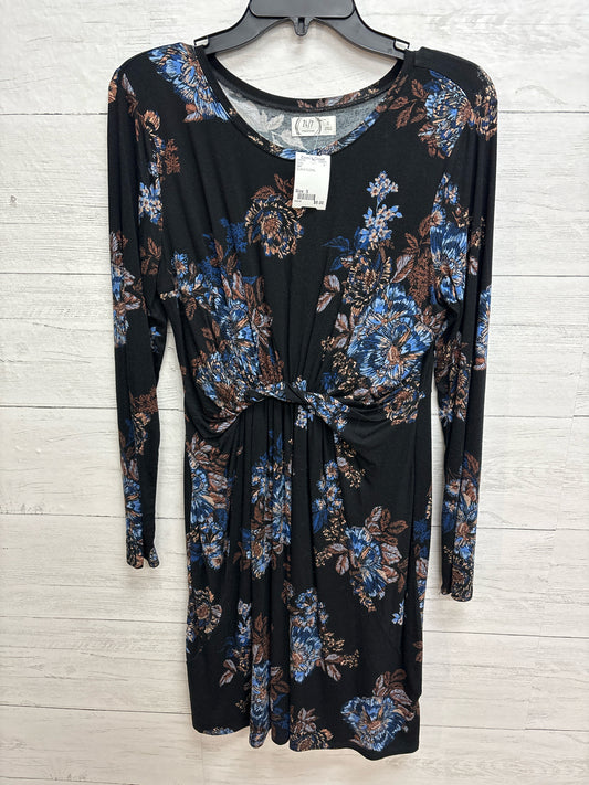 Size S 24/7 BLACK FLORAL Dress