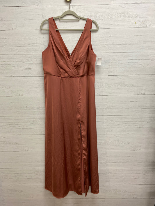 Size 16 AZAZIE Orange Gown