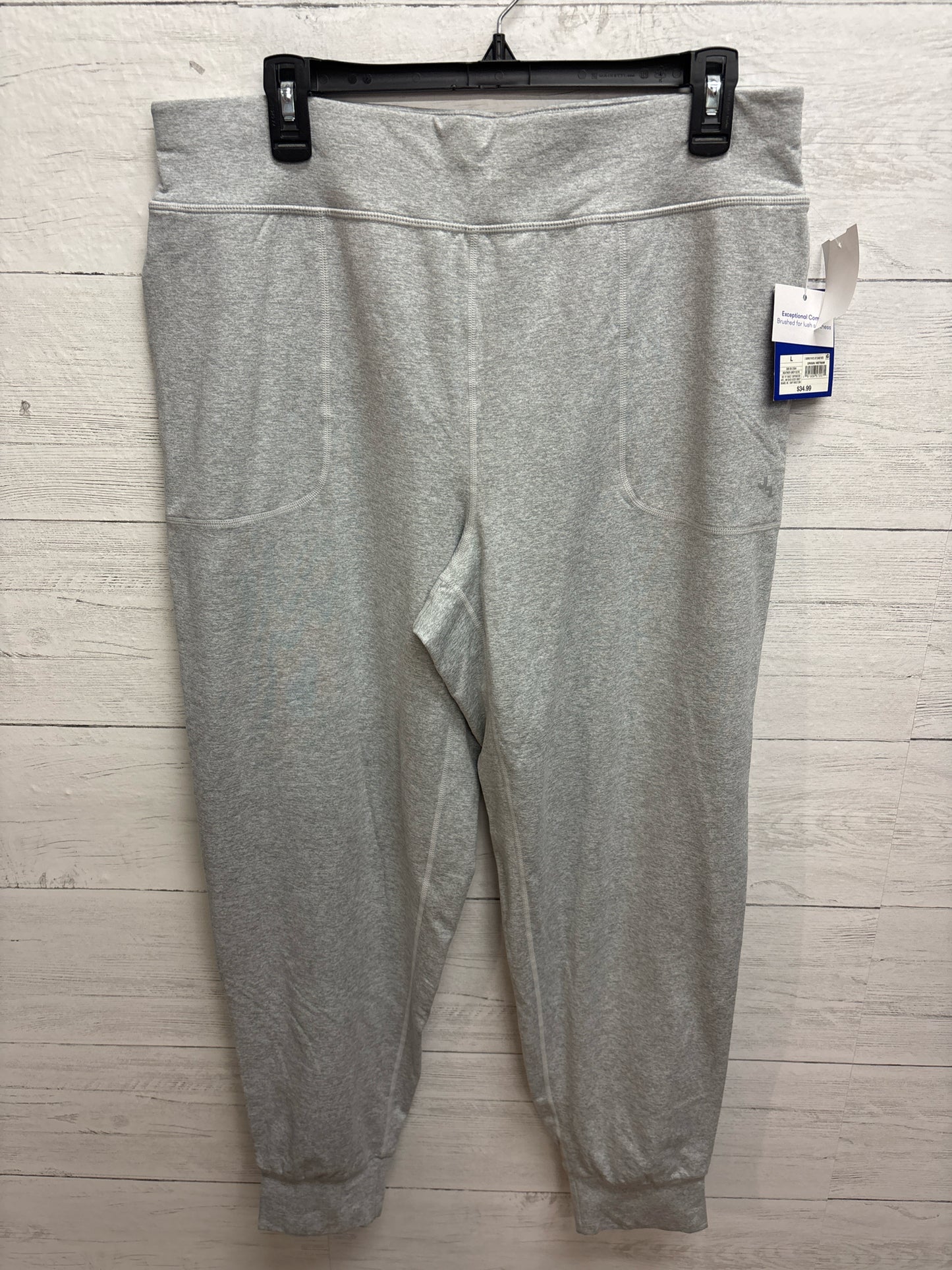 Size L Joy Lab Grey Womens Pants