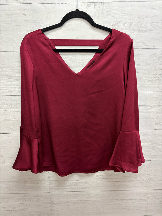 Size M Roz&Ali Red Womens Shirt