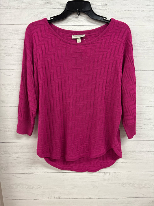 Size L Dana Buchman Pink Sweater