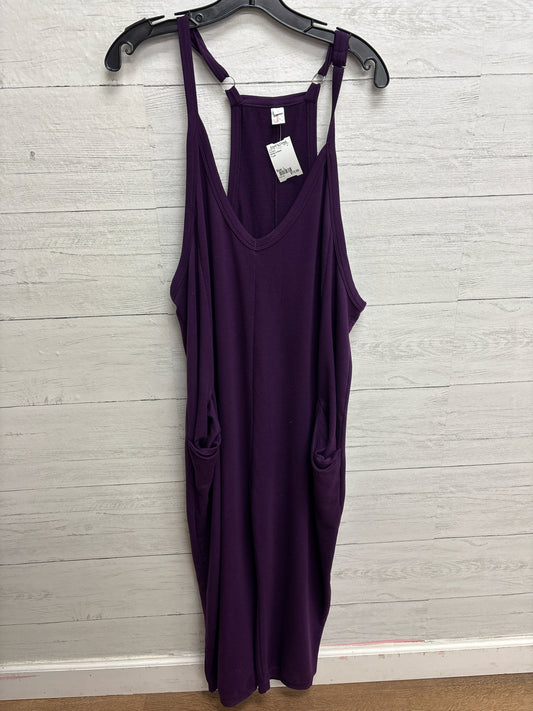 Size L Shirley & Stone Purple Rompers