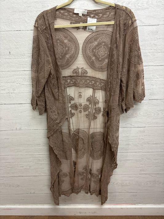 Size L REBELLION Brown Womens Cardigan