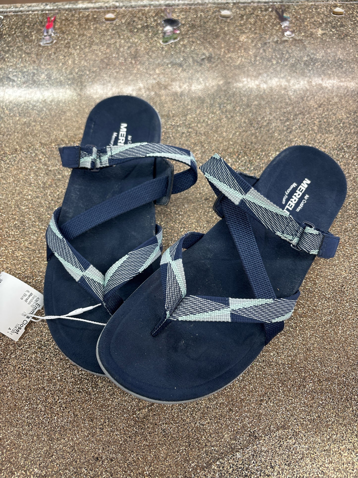 8 Merrell Blue Sandals