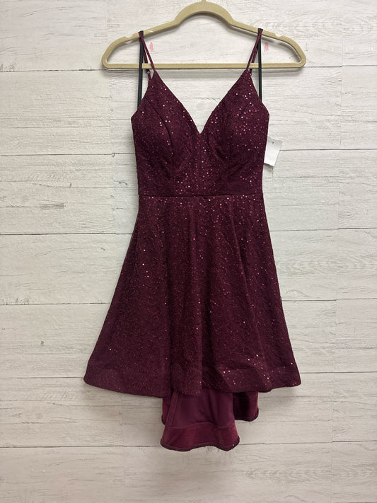 Size 1 Be Smart maroon Gown