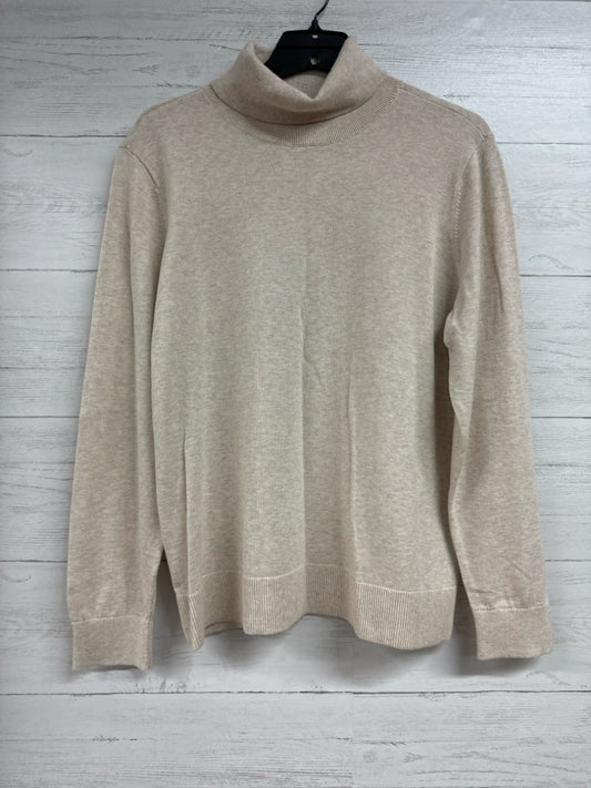 Size L Land's End Tan Sweater