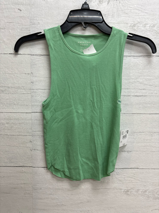 Size XS American Eagle Green Womens Tank-Top