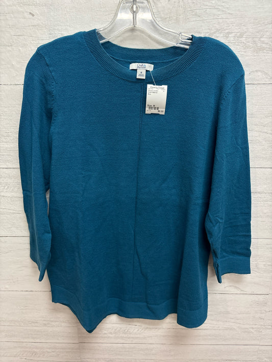 Size M Croft & Barrow Blue Womens Sweater