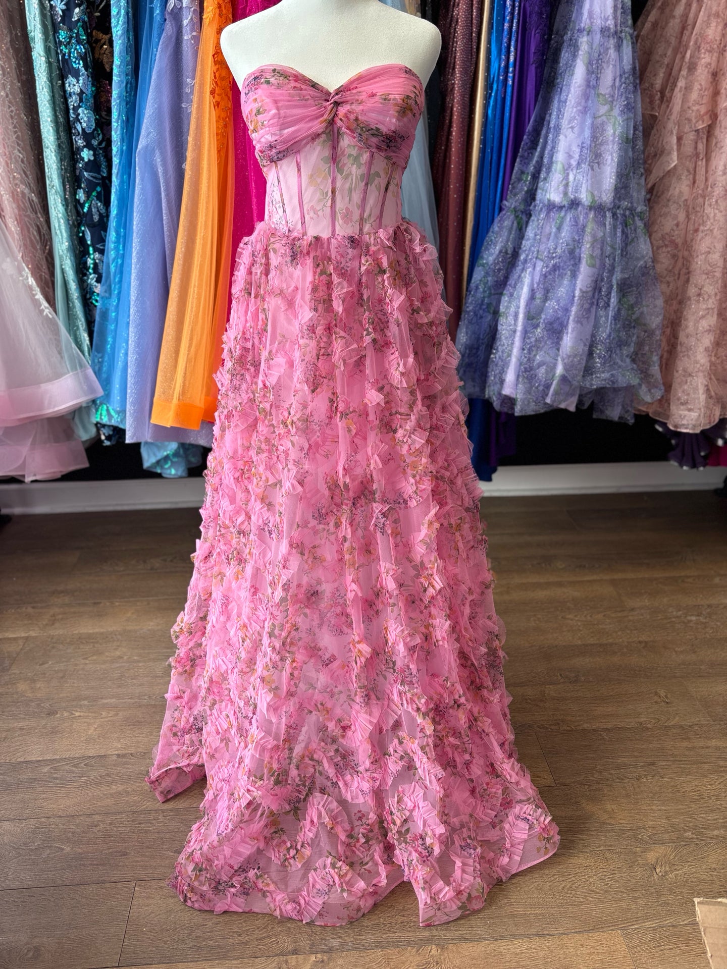 Size 10 Emmi's Elegance Pink Gown